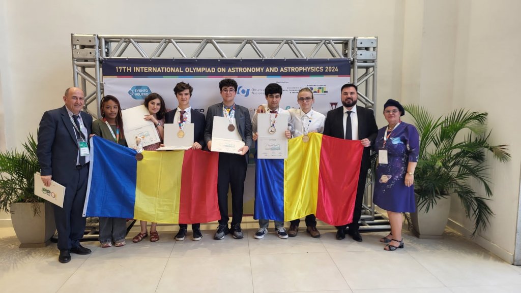 Aur și bronz pentru elevii români la Olimpiada Internațională de Astronomie și Astrofizică. Unul dintre cei medaliați este din Cluj