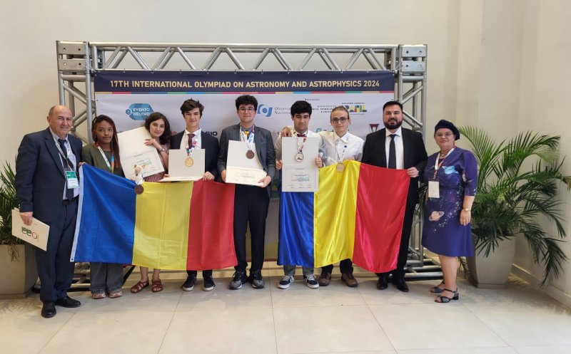 Aur și bronz pentru elevii români la Olimpiada Internațională de Astronomie și Astrofizică. Unul dintre cei medaliați este din Cluj