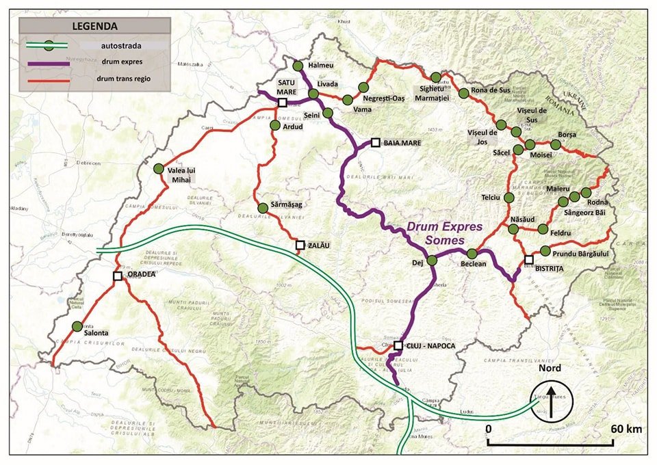 Un nou drum de mare viteză va fi construit în Trasilvania: Drumul expres Cluj-Dej