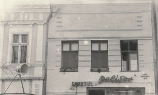 Bufetul Pelișor, anul 1963 / Astăzi, aici e Cofetăria Carpați
