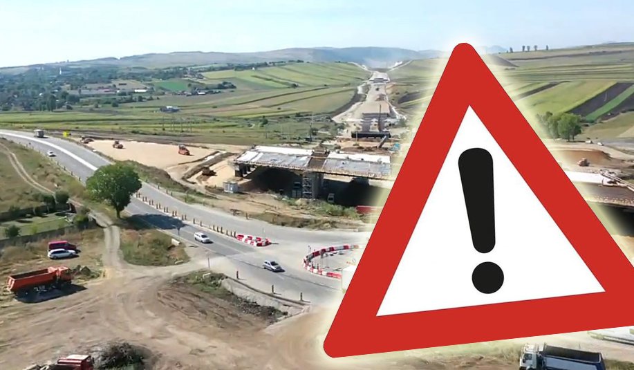 Circulație ÎNCHISĂ temporar pe DN1, în zona localității Tureni. Lucrări la Drumul expres joi și vineri / VEZI intervalul