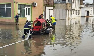 Inundații în sudul litoralului: Cod roșu de ploi timp de patru ore