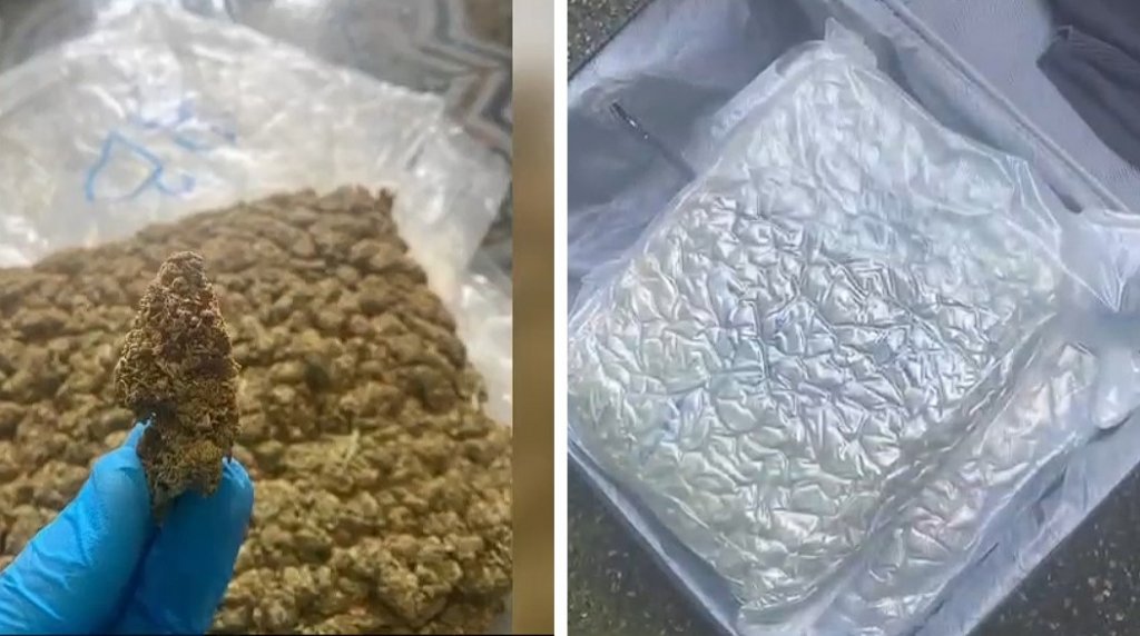 Traficant de droguri prins în flagrant în Cluj-Napoca cu un troler plin de canabis