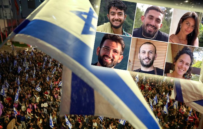 Proteste masive în Israel, după uciderea de către Hamas a șase ostatici în Gaza