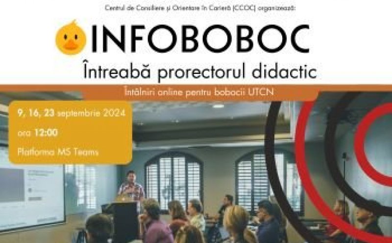 InfoBoboc UTCN 2024 – „Întreabă prorectorul didactic”