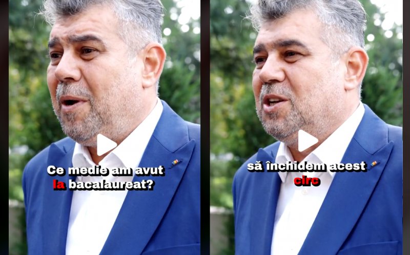 Premierul Marcel Ciolacu, mesaj pe TikTok despre media de la BAC: "Să închidem acest circ..."