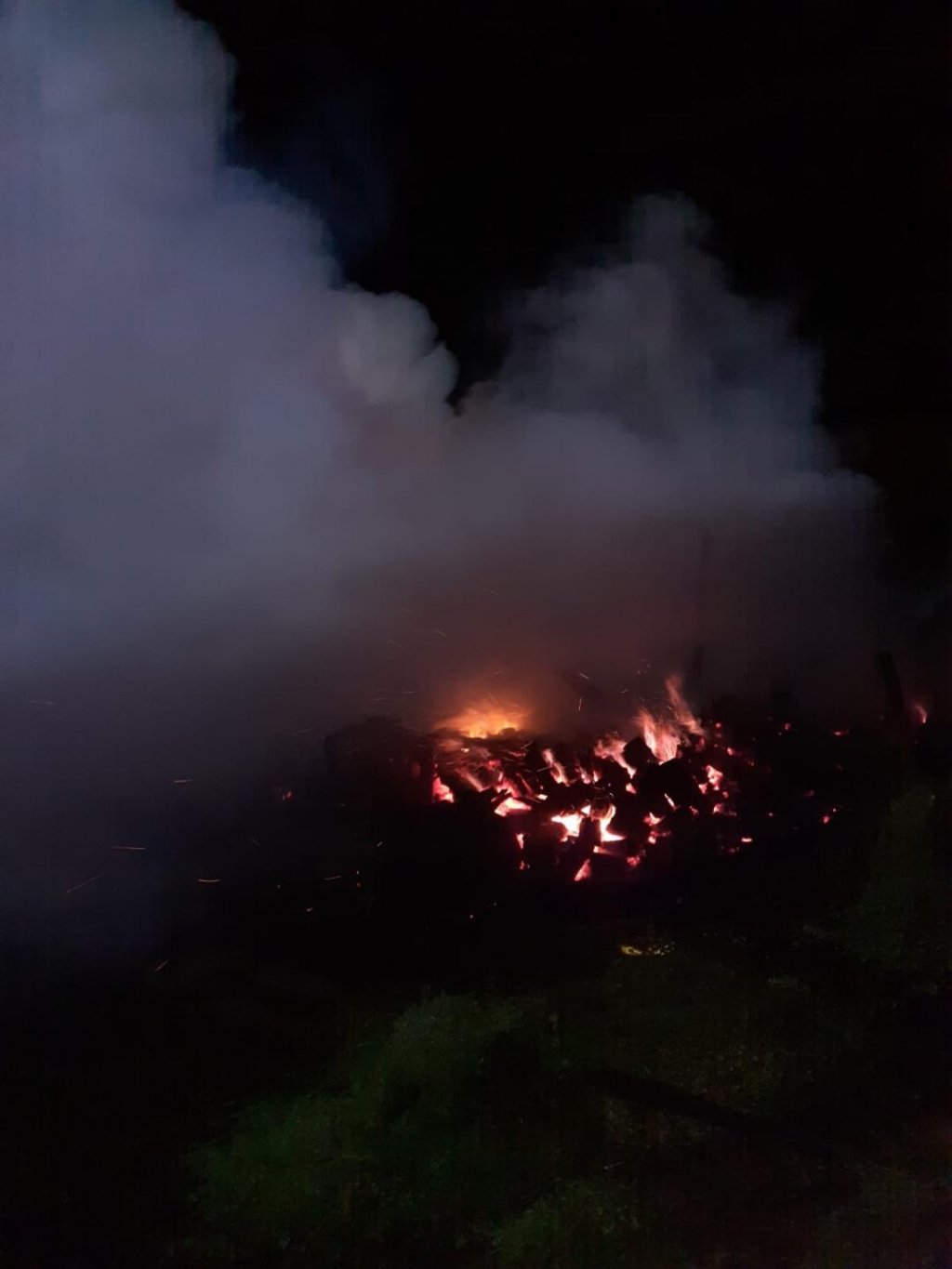 Incendiu în localitatea Sântejude / Un cal și șapte găini au murit