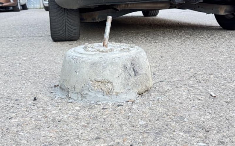 ”Limitator de viteză” montat de localnici în Floreşti / "E ilegal! Ce se întâmplă dacă un copil sau un nevăzător cade în acea suliţă?"