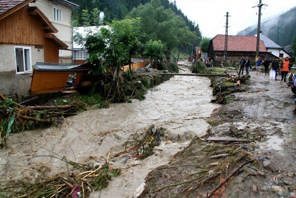 Cod galben de inundații pe râurile din Cluj și din alte județe