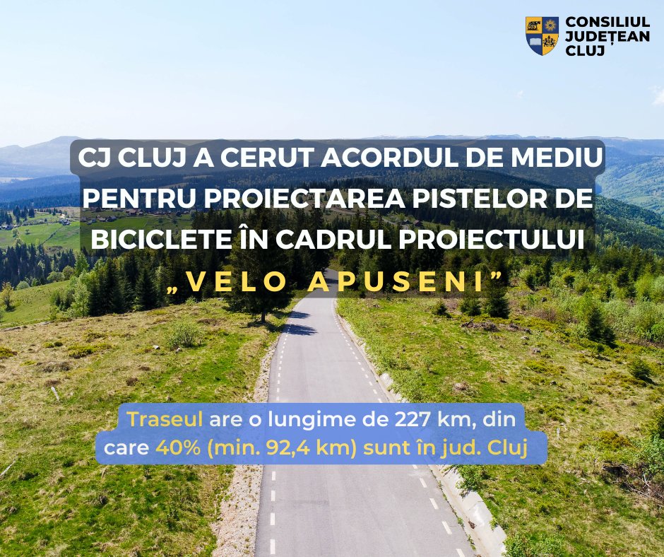Consiliul Județean Cluj: Pas înainte pentru proiectul "Velo Apuseni"