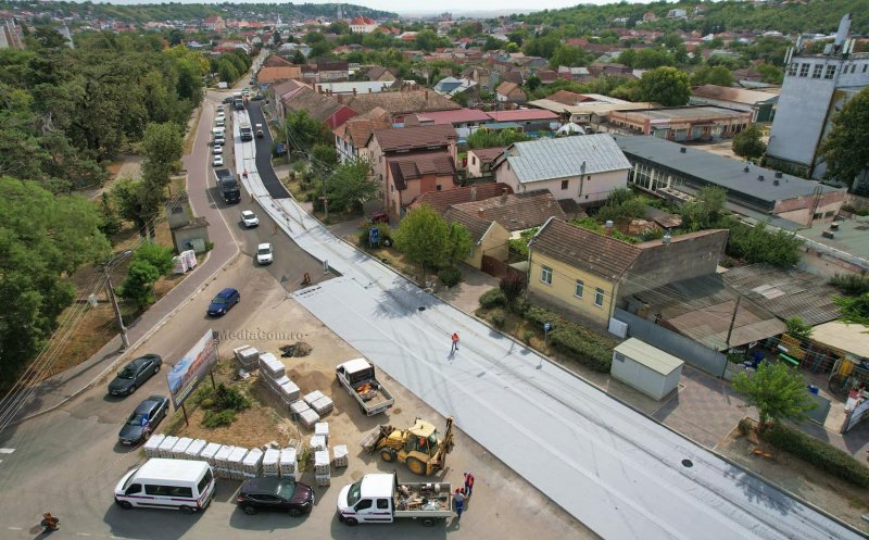 Cum merg lucrările de modernizare a coridorului de vest din Turda