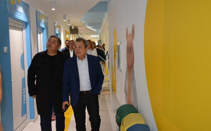 Au fost inaugurate spațiile modernizate din zona pentru copii a policlinicii de pe Moților