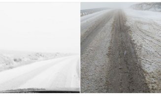 A nins pe Transalpina! Salvamont: "În zonă sunt deja 2 mașini care nu mai pot continua drumul"/ Un grup de turisti străini a cerut ajutor