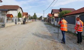Încă o stradă de pământ din Turda se modernizează