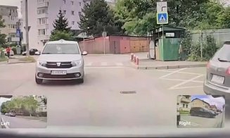 Şoferie pe telefon cu trafic zero în Cluj-Napoca: "Profesionist" / "Lua comandă de lumânāri"