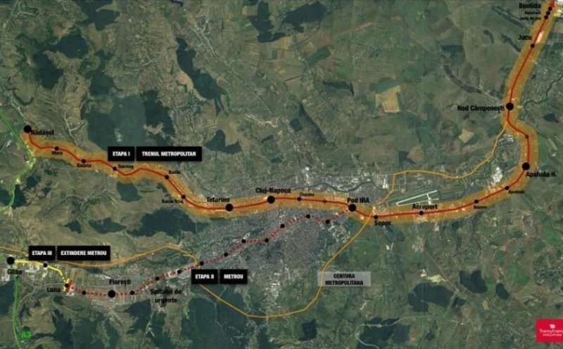 Ministerul Transporturilor dă undă verde pentru trenul metropolitan Cluj