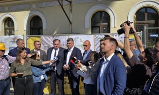 Marcel Ciolacu, la Cluj-Napoca. Declarații de presă, după vizita pe șantierul Institutului de Cercetare în Inteligență Artificială