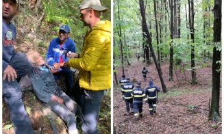 Bărbat de 80 de ani, dispărut de patru zile, găsit în viață într-o pădure din Cluj