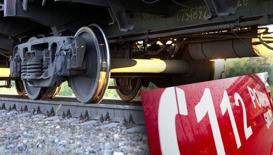 ACCIDENT FEROVIAR simulat între un tren de marfă și un tren de călători, la ieşire din gara CFR Cluj-Napoca