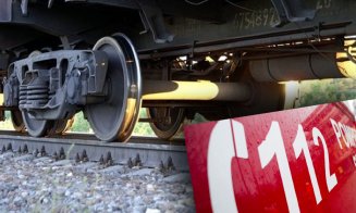ACCIDENT FEROVIAR simulat între un tren de marfă și un tren de călători, la ieşire din gara CFR Cluj-Napoca