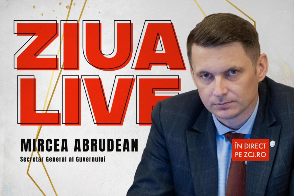 Mircea Abrudean, Secretarul General al Guvernului, invitat la ZIUA LIVE