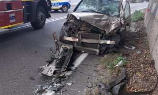 ACCIDENT pe DN1, la Ciucea. O victimă primeşte îngrijiri medicale