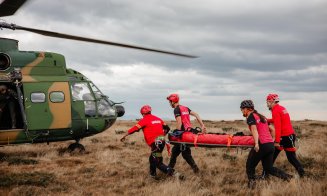 Perfecționare la înălțime! Exercițiu amplu de evacuare aeromedicală în Masivul Vlădeasa