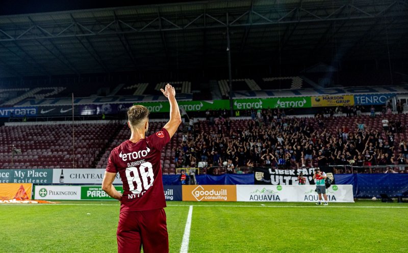 Damjan Djokovic încă se adaptează noului mediu de la CFR Cluj: "Fiind bătrân, încerc să mă descurc"
