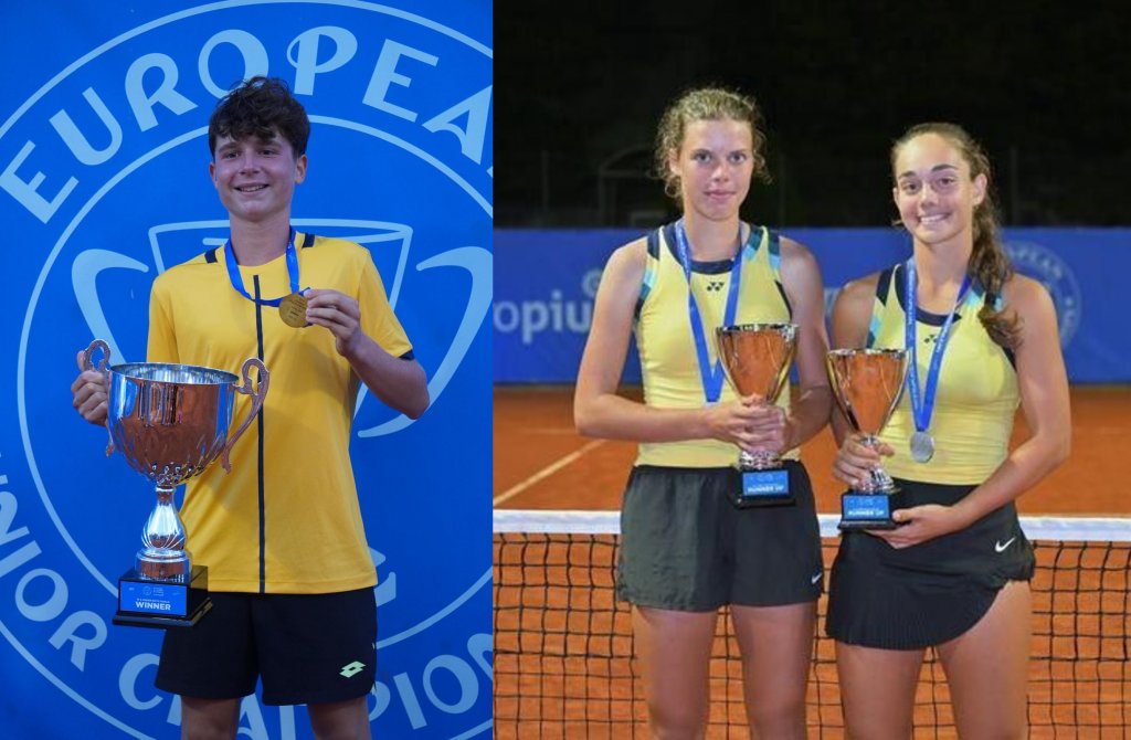 România a câștigat două medalii la Campionatul European de Tenis U-16. Aurul, cucerit din nou după 34 de ani