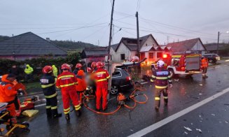 Cum s-a produs accidentul cumplit din Dej în urma căruia un bărbat a fost grav rănit