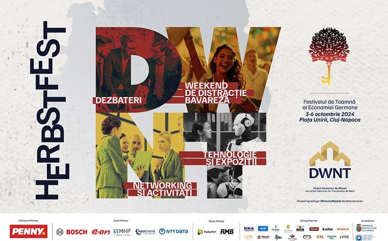 OKTOBERFEST DE CLUJ | Ce poți face joi, 3 octombrie, la Herbstfest, Festivalul de Toamnă al Economiei Germane