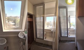 Garsonieră de 8mp cu baia... pe balcon! Nu e un banc despre imobiliarele din Cluj-Napoca