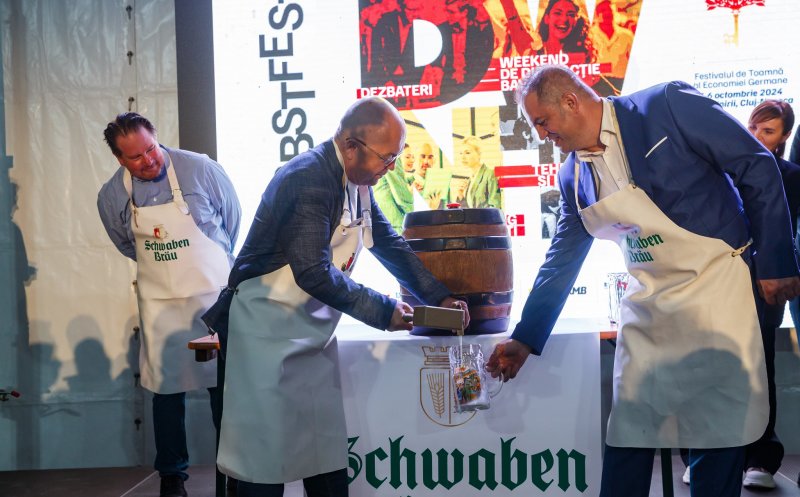 Oktoberfest de Cluj a luat startul oficial. Au curs și primele beri
