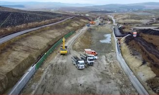 Noi imagini de pe șantierul Drumului expres DN1 Tureni – A3. Vestea proastă este că nu va fi gata la începutul anului viitor