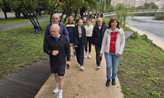 ”Promenada Inimilor” pe malul Someșului, la Cluj-Napoca