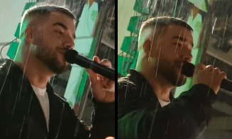Culiţă Sterp, concert în judeţul Cluj: "Am ieșit și eu în ploaie, de ce să stau pe scenă dacă oamenii stau în ploaie?"