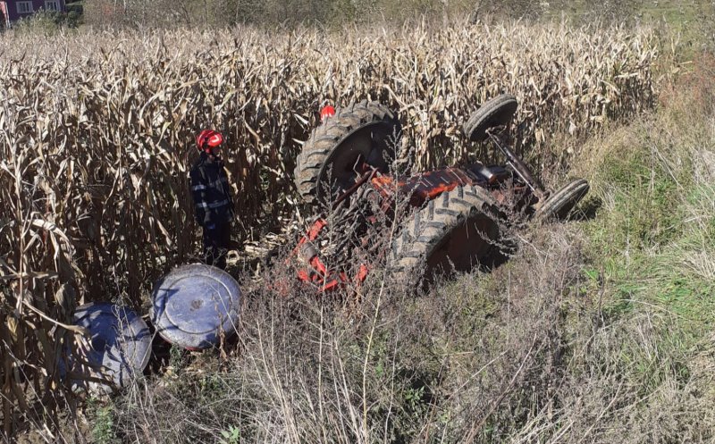 Tragedie într-un sat din Cluj: Un tânăr de 20 de ani a murit strivit de un tractor