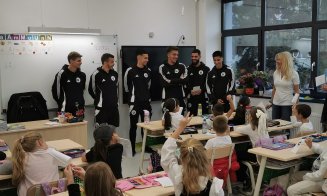 Jucătorii de la "U" Cluj au revenit la școală