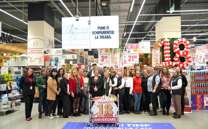Majoratul Auchan. La 18 ani de existență în România, retailerul are peste 350.000 de clienți zilnic, 440 de magazine și mii de angajați cu vechime