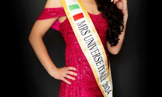 O maramureșeancă a reprezentat Italia la Mrs Universe 2024 / "No aşe!"