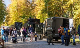 Activități în Parcul Central din Cluj-Napoca, dedicate Zilei Armatei Române. Ce puteți face