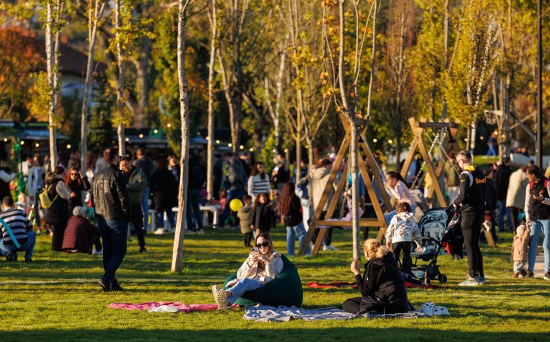 Atmosferă relaxantă în Parcul Feroviarilor în wekendul care a trecut