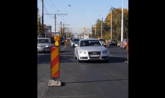 S-a redeschis circulația pe 4 benzi în zona Park & Ride-ului de la aeroport