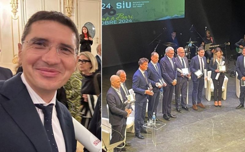 Prorector UMF Cluj, premiat în Italia, la un congres care a reunit peste 1500 de specialiști în urologie