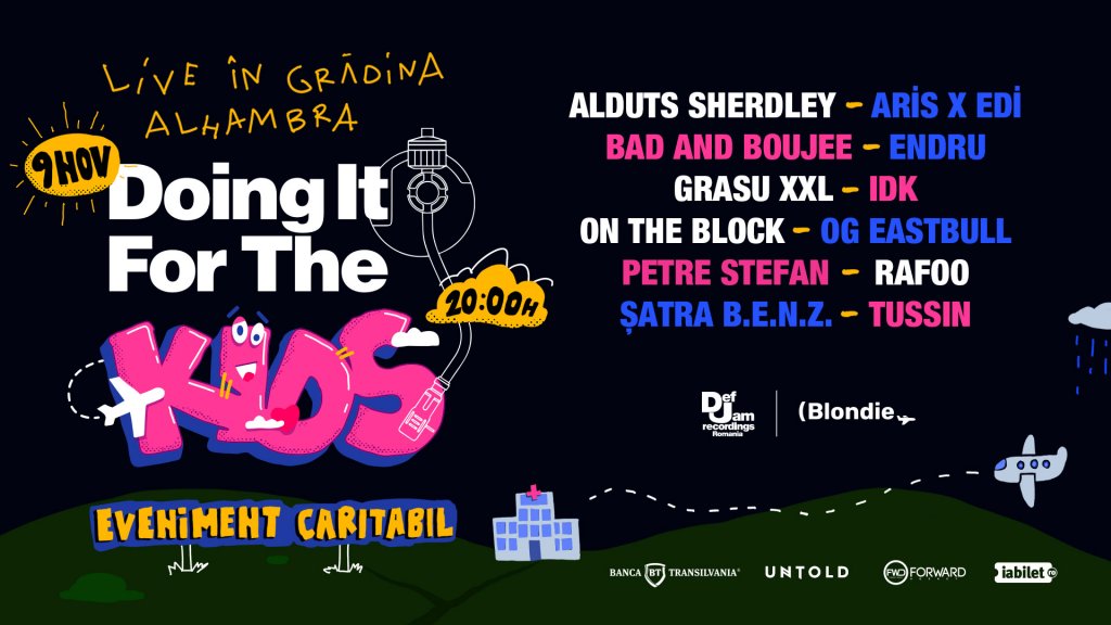 UNTOLD Universe susține campania „Doing It For The Kids” lansată de Def Jam România în sprijinul Asociației Blondie