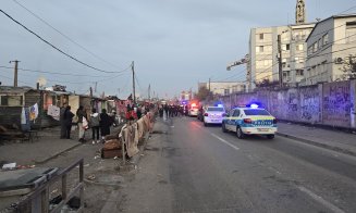 Bătaie generală între rromi pe Calea Dezmirului din Cluj: Trupele speciale au intervenit în forță