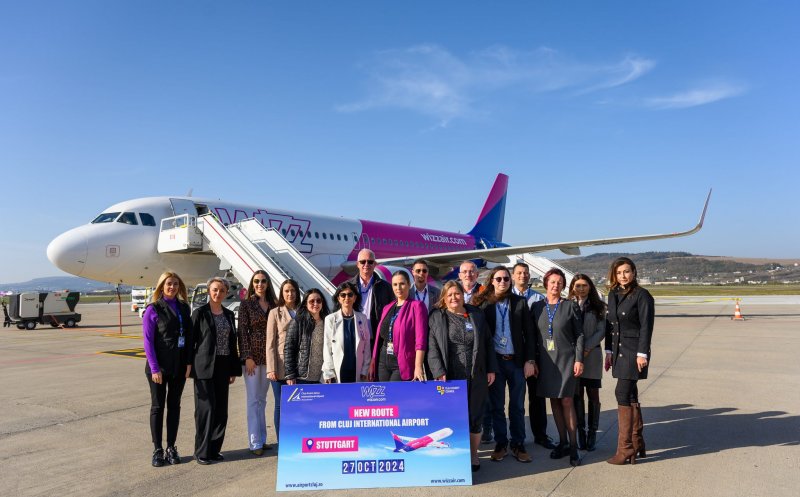 Care este cea mai nouă rută inaugurată pe Aeroportul Internațional Cluj