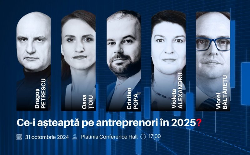 Ce îi așteaptă pe antreprenori în 2025? Evenimentul toamnei la Cluj, dedicat antreprenorilor clujeni