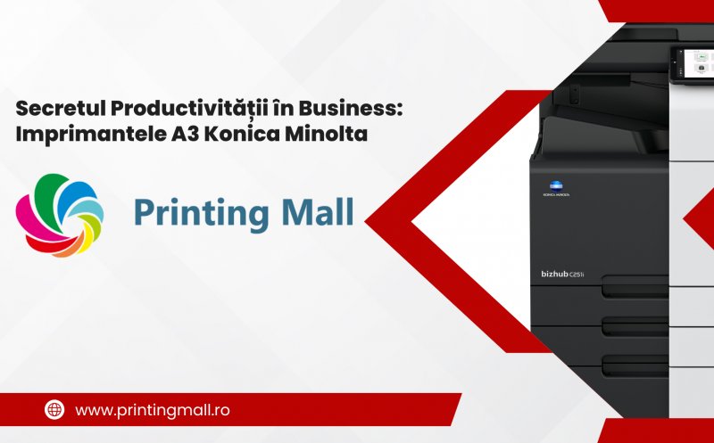 Secretul Productivității în Business: Imprimantele A3 Konica Minolta