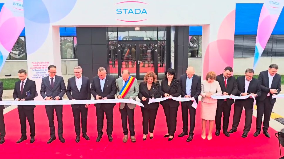 Nicolae Ciucă, la inaugurarea fabricii de medicamente din Turda: „Stada este una dintre companiile care a contribuit la recordurile de investiții străine în România”